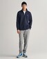 Gant Shield Half-Zip Sweat Pullover Evening Blue