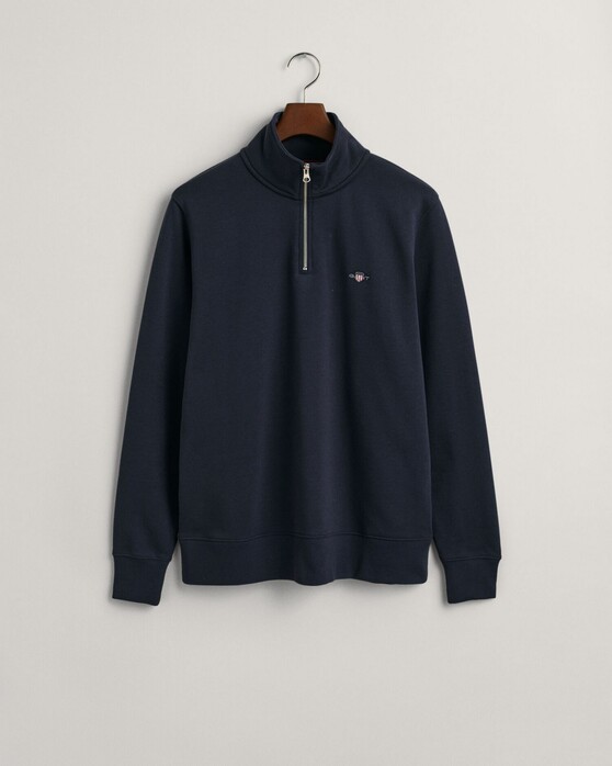 Gant Shield Half-Zip Sweat Pullover Evening Blue