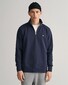 Gant Shield Half-Zip Sweat Pullover Evening Blue