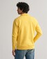 Gant Shield Half-Zip Sweat Pullover Parchment Yellow