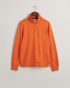 Gant Shield Half-Zip Sweat Pullover Pumpkin Orange