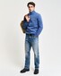 Gant Shield Half-Zip Sweat Pullover Vintage Blue