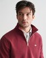 Gant Shield Half-Zip Sweat Pullover Wine Red