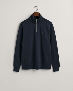 Gant Shield Half-Zip Sweat Trui Avond Blauw