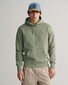 Gant Shield Hoodie Subtle Logo Pullover Dry Green