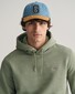 Gant Shield Hoodie Subtle Logo Pullover Dry Green