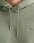 Gant Shield Hoodie Subtle Logo Pullover Dry Green