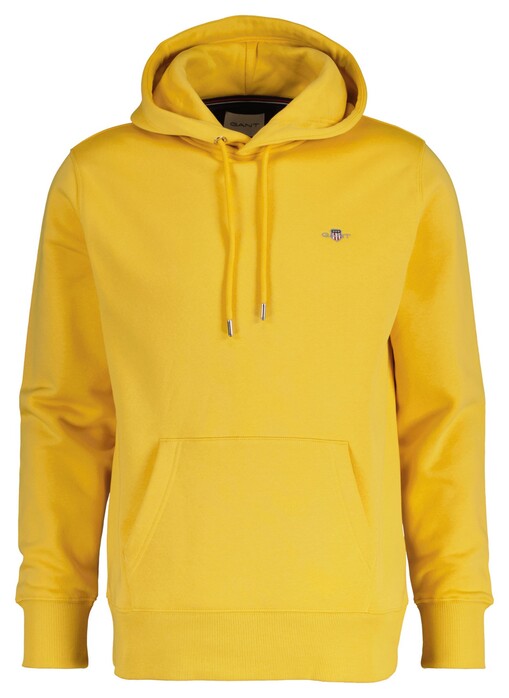 Gant Shield Hoodie Subtle Logo Pullover Faded Sunset