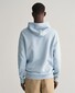 Gant Shield Hoodie Subtle Logo Pullover Stormy Sea