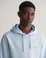 Gant Shield Hoodie Subtle Logo Pullover Stormy Sea