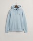 Gant Shield Hoodie Subtle Logo Pullover Stormy Sea