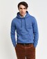 Gant Shield Hoodie Subtle Logo Pullover Vintage Blue