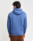 Gant Shield Hoodie Subtle Logo Pullover Vintage Blue