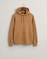 Gant Shield Hoodie Subtle Logo Pullover Warm Khaki