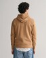 Gant Shield Hoodie Subtle Logo Pullover Warm Khaki