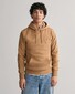 Gant Shield Hoodie Subtle Logo Pullover Warm Khaki