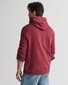 Gant Shield Hoodie Subtle Logo Pullover Wine Red