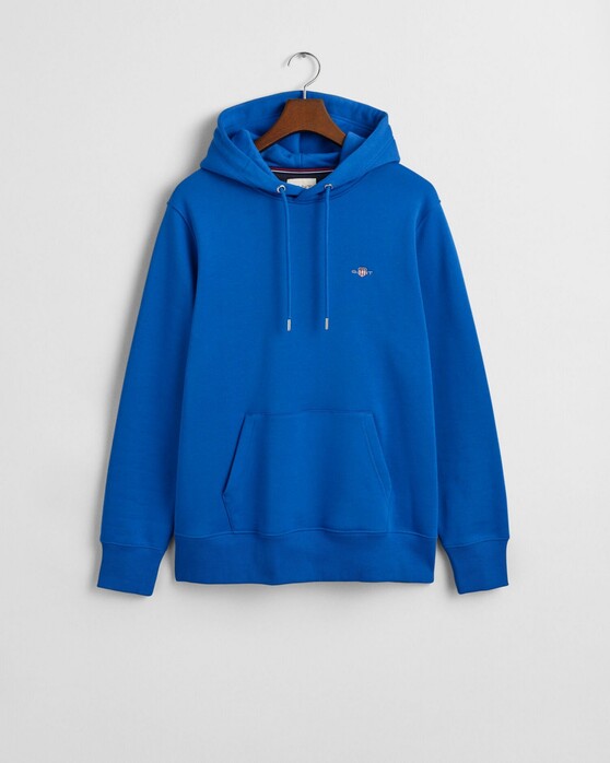 Gant Shield Hoodie Subtle Logo Trui Lapis Blue