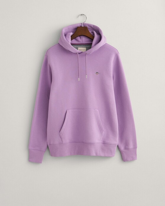 Gant Shield Hoodie Subtle Logo Trui Orchid Lilac