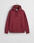 Gant Shield Hoodie Subtle Logo Trui Wijnrood