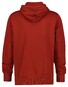 Gant Shield Logo Embroidery Full Zip Hoodie Kangaroo Pocket Cardigan Iron Red