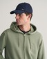 Gant Shield Logo Embroidery Full Zip Hoodie Kangaroo Pocket Vest Dry Green