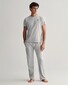 Gant Shield Pajama Crew Neck T-Shirt Licht Grijs