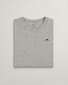 Gant Shield Pajama Crew Neck T-Shirt Licht Grijs