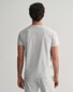 Gant Shield Pajama Crew Neck T-Shirt Licht Grijs