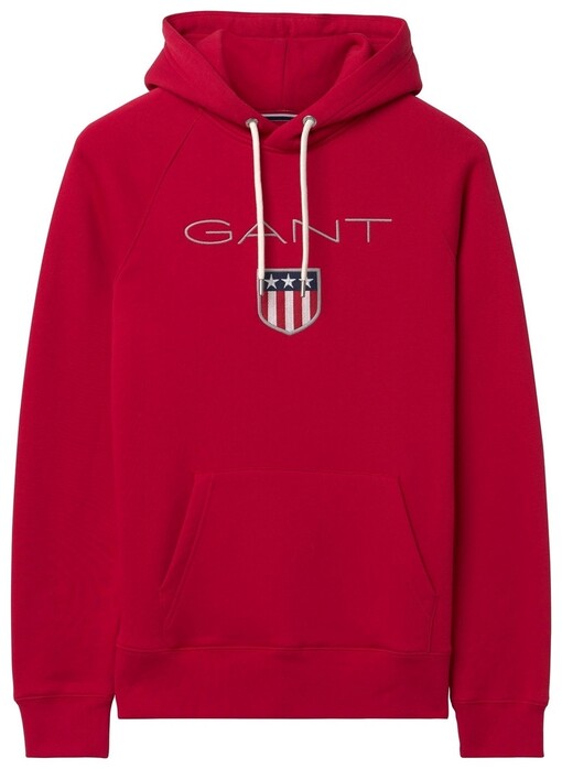 Gant Shield Sweat Hoodie Pullover Red