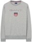 Gant Shield Sweat Pullover Grey Melange