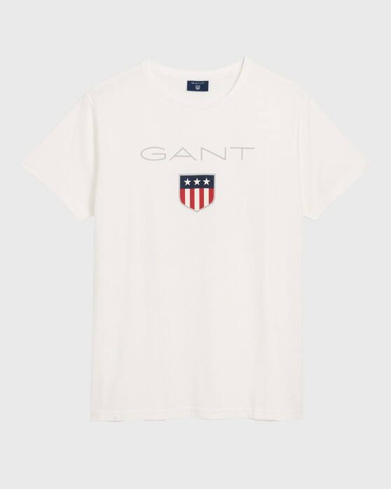 Gant Shield T-Shirt Eggshell