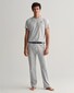 Gant Shield Uni Color Pajama Pants Nachtmode Licht Grijs