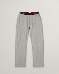 Gant Shield Uni Color Pajama Pants Nachtmode Licht Grijs