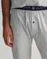 Gant Shield Uni Color Pajama Pants Nachtmode Licht Grijs