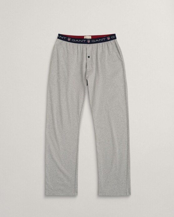 Gant Shield Uni Color Pajama Pants Nightwear Light Grey