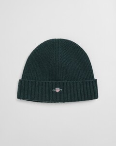 Gant Shield Wool Beanie Cap / Beanie Tartan Green