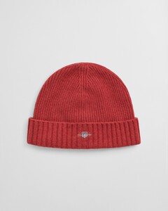 Gant Shield Wool Beanie Muts Modern Rust