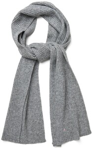 Gant Shield Wool Knit Scarf Grey Melange