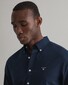 Gant Slim Broadcloth Uni Overhemd Marine