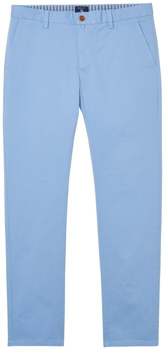 Gant Slim Comfort Chino Pants Capri Blue