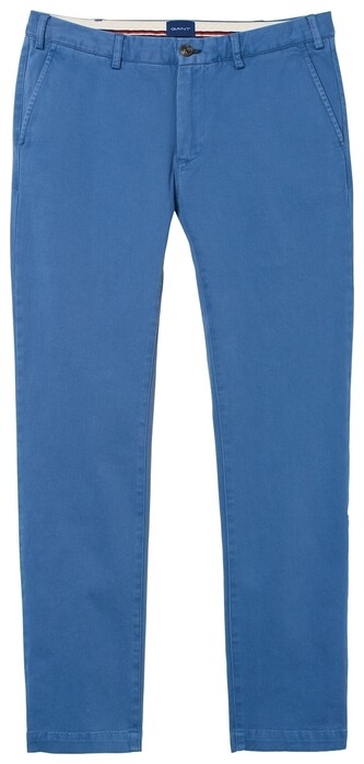 Gant Slim Comfort Chino Pants Hurricane Blue