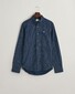 Gant Slim Micro Pattern Button Down Overhemd Marine