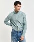 Gant Slim Oxford Stretch Stripe Overhemd Deep Forest Green