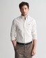 Gant Slim Oxford Stretch Stripe Overhemd Wit