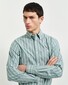 Gant Slim Oxford Stretch Stripe Shirt Deep Forest Green