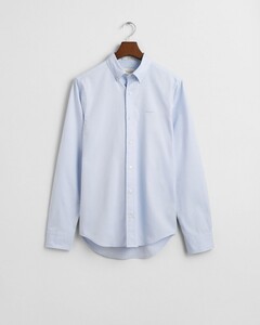 Gant Slim Pinpoint Oxford Button Down Overhemd Licht Blauw