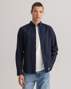 Gant Slim Pinpoint Oxford Button-Down Overhemd Navy