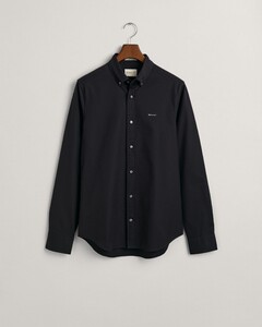 Gant Slim Pinpoint Oxford Button Down Overhemd Zwart