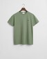 Gant Slim Piqué Crew Neck Uni Graphic Logo Shield Embroidery T-Shirt Kalamata Green